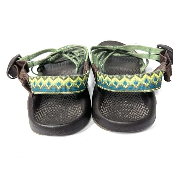 Chaco ZX1 Ecotread Multicolor Adjustable Strappy Hiking Sandals - Picture 6 of 8